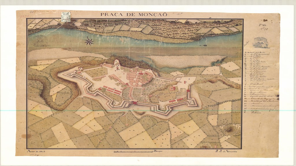 Planta Vila de  Monçao-1802